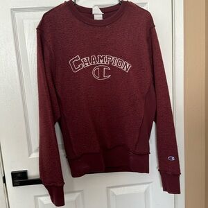 Reversed champion hoodie